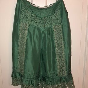 BCBG 100% Silk Seafoam Green Camisole